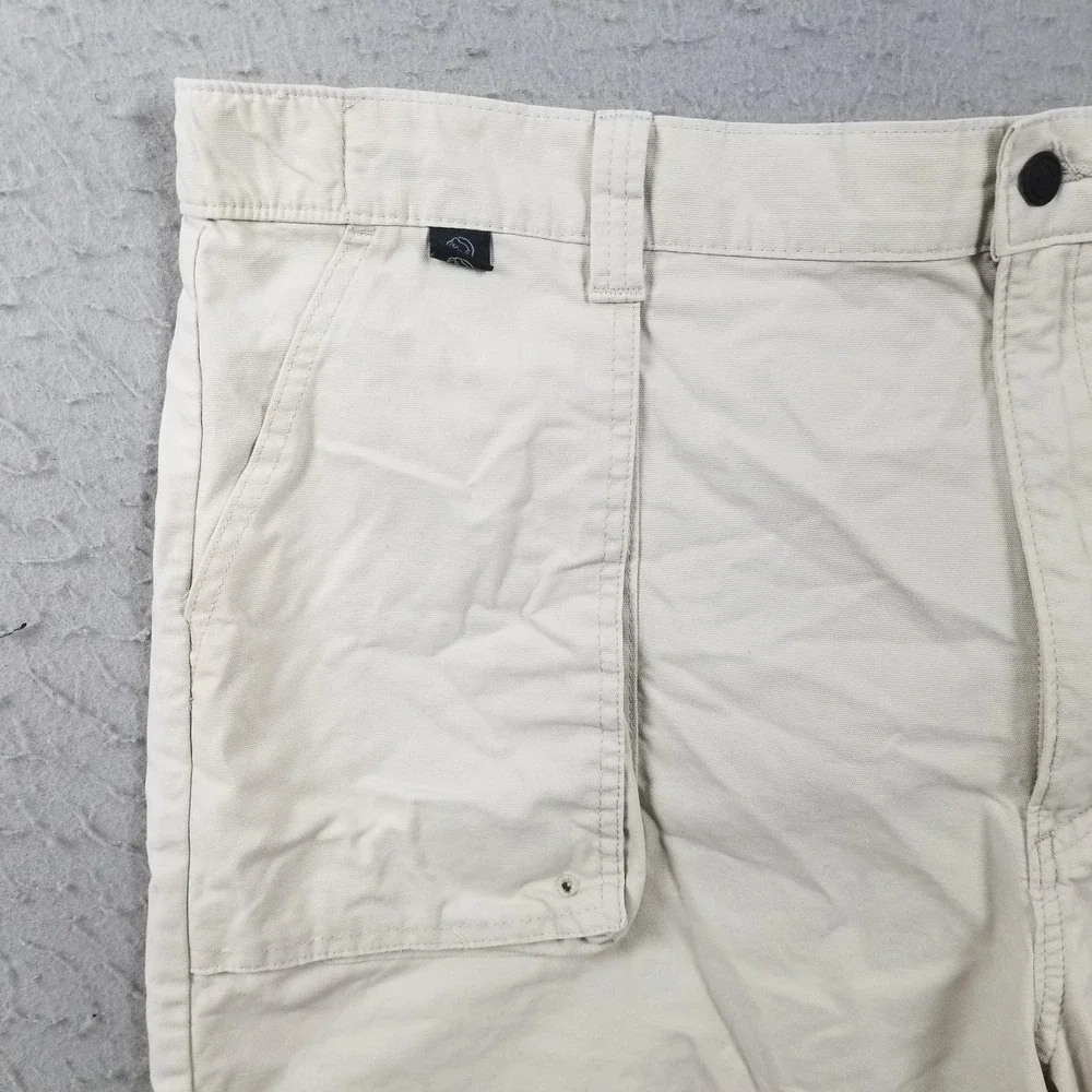 Wrangler Shorts Mens‎ 40 Beige Cargo ATG Angler Fishing 9 Inseam Stretch Outdoor
